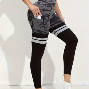 New! Women’s Leggings with Pocket - High Waisted - Size L